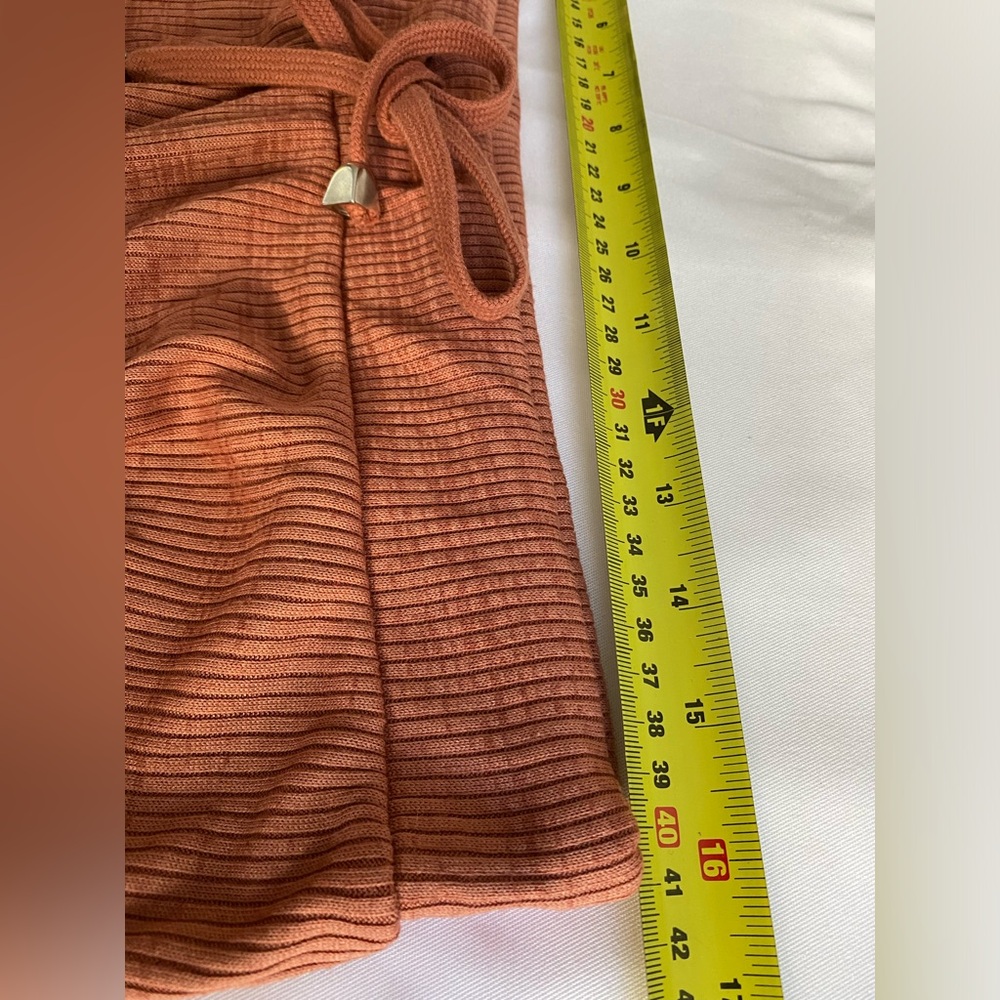 Zara Rust Wide-Leg Pants - Picture 9 of 10